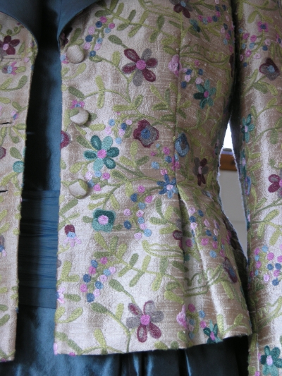 Crewel Worked Silk Jacket